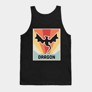 DRAGON | Vintage Style Dragon Poster Tank Top